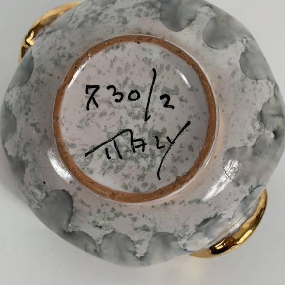 Ceramic dish from Italy 730/2 4.5” wide with handles. - Picture 6 of 6